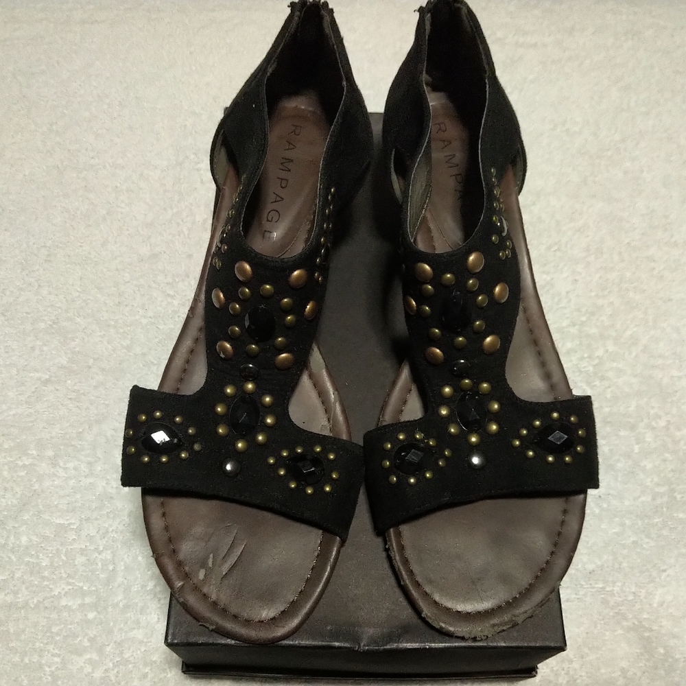 Rampage Wedge Sandals- Size 8.5